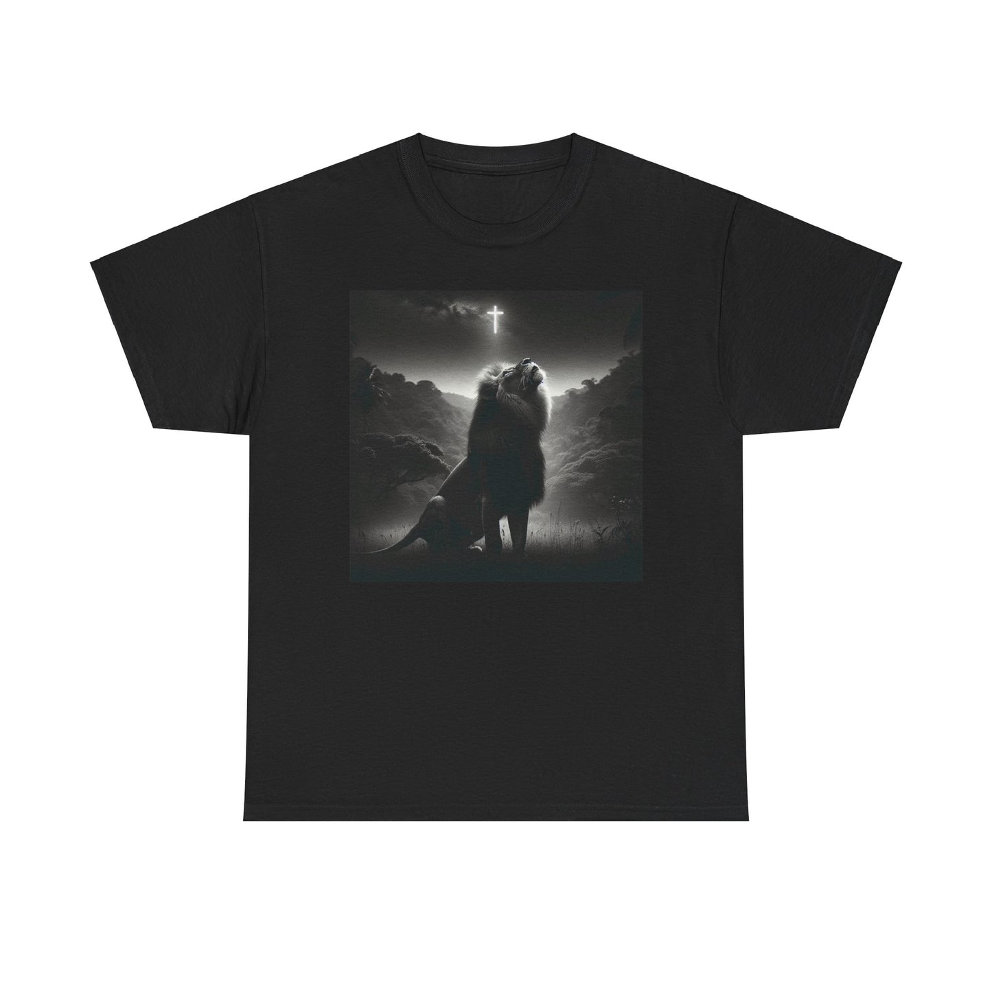 Lion praising Jesus Tee